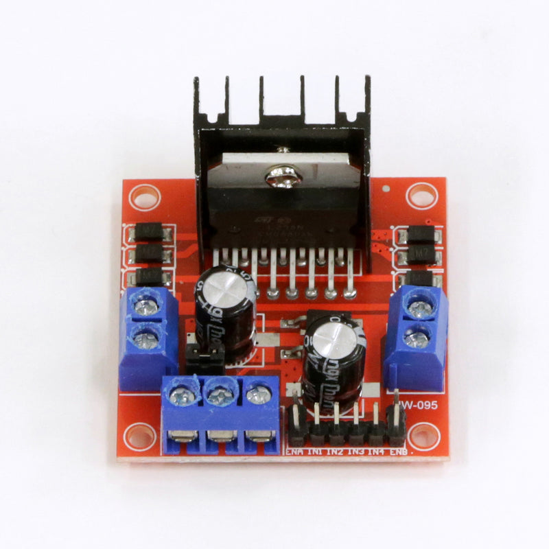 駆動電圧5V-35V / 駆動電流2A DCモータコントローラ L298N - RoboStation